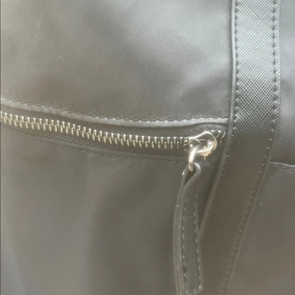 Francine Highline Black Nylon Backpack Messenger Bag